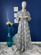 Gray Net Abaya