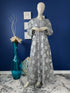 Gray Net Abaya