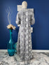 Gray Net Abaya