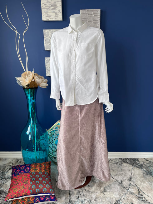 High waist Flared Corduroy Skirt