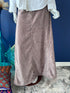 High waist Flared Corduroy Skirt