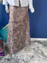 Elegant Everyday long Skirt in Brown