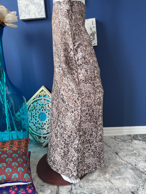 Elegant Everyday long Skirt in Brown