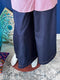 Everyday Flared Denim Palazzo