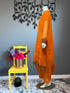 Tangerine Chiffon Fully Embroidered Three Piece