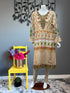 Beige and Gold with Chickankari Three Piece