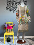 Beige and Gold Chikankari Three Piece