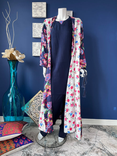 Suit with Gown
