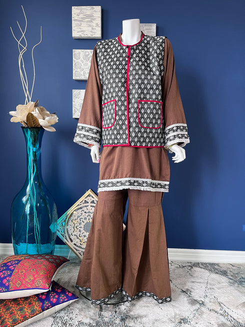 Koti, Gharara viscous Three piece