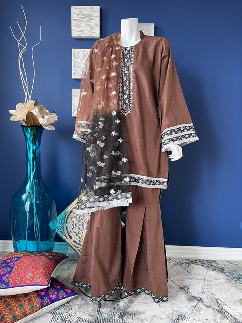 Koti, Gharara viscous Three piece