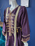 Embroidered Purple Three Piece