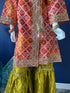 Banarsi Gharara with Embroidered Angarkha shirt