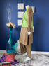 Olive Three piece with embroidered koti