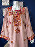 Mirror work Tea Pink Three Piece