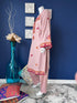 Mirror work Tea Pink Three Piece