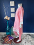 Pink Lace detailing kurti with pants