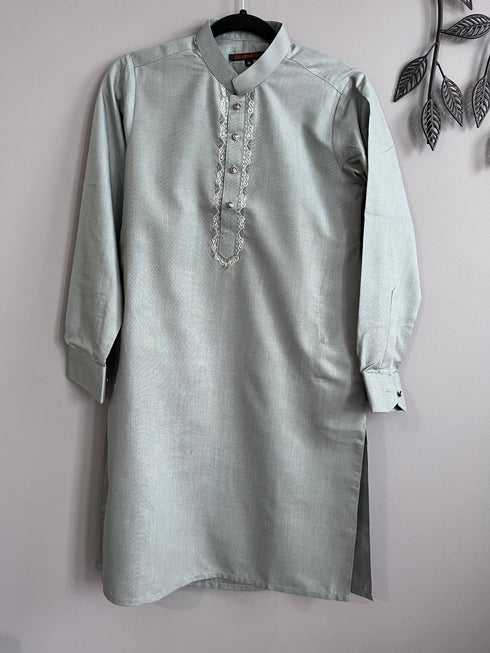 Boys' Green Qameez Shalwar