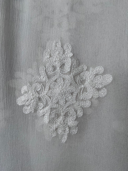 White Embroidered Dupatta