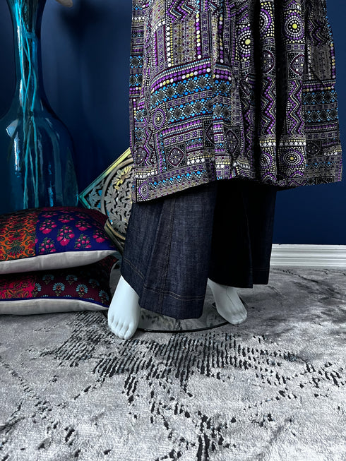 Modest and trendy Flared Denim Trouser