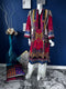 Hot Pink Lawn Print A-line Kurti