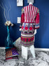 Hot Pink Lawn Print A-line Kurti