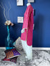 Hot Pink Mirror work A-line Kurti