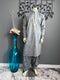 Gray Men's Shalwar Qameez