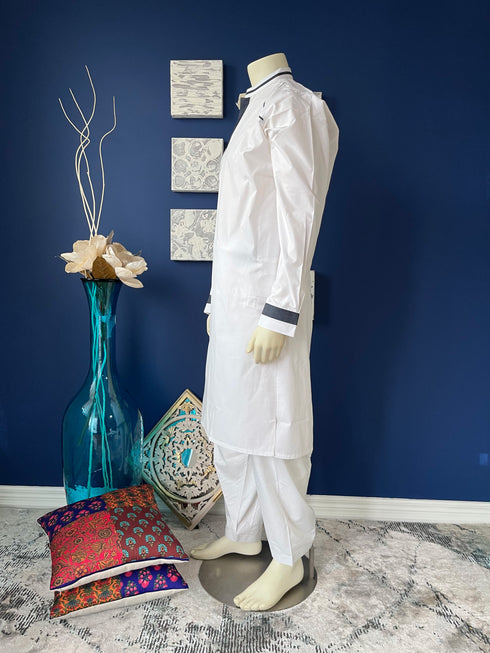 Off-White Men's Qameez Shalwar